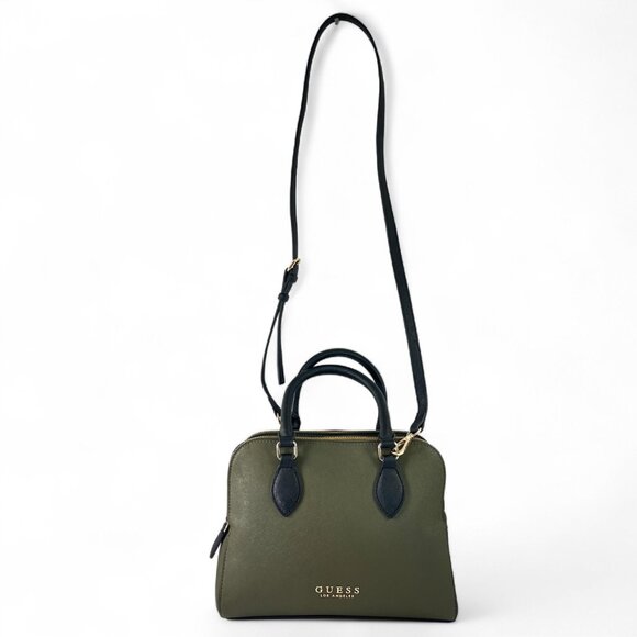 Guess Green Los Angeles Crossbody/Shoulder Straps Satchel Bag - Picture 2 of 12